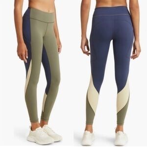 Outdoor Voices Zoom 7/8 Athletic Leggings Tea Tree Dark Sky Wheat XXS NWT